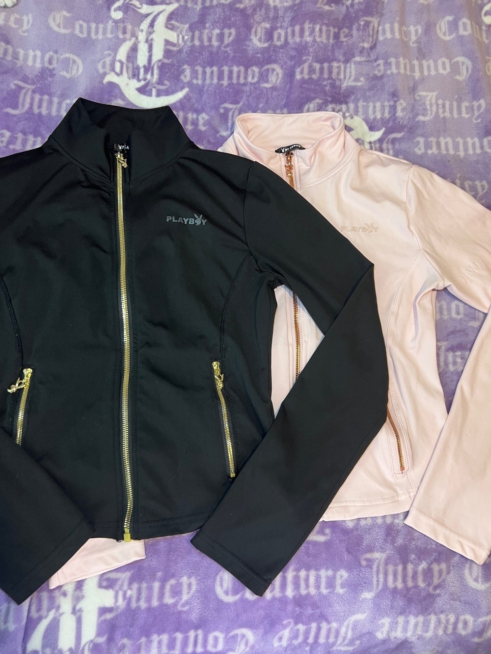 Playboy Pink & Black Track Jacket Bundle Size XL